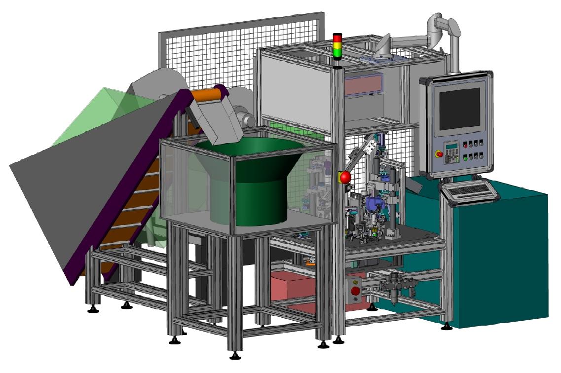 Prüf- und Sortierautomaten für Dreh-, Fräs- und Tiefziehteile