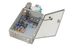 Luftspüleinrichtung für Durchflussmessungen