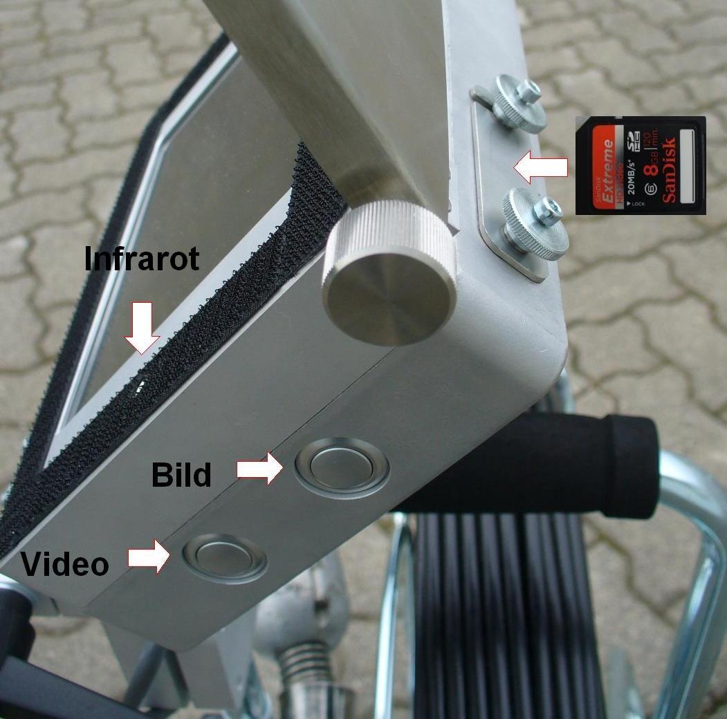 Digital-Videorecorder zur Bildspeicherung Videospeicherung auf SD-CARD