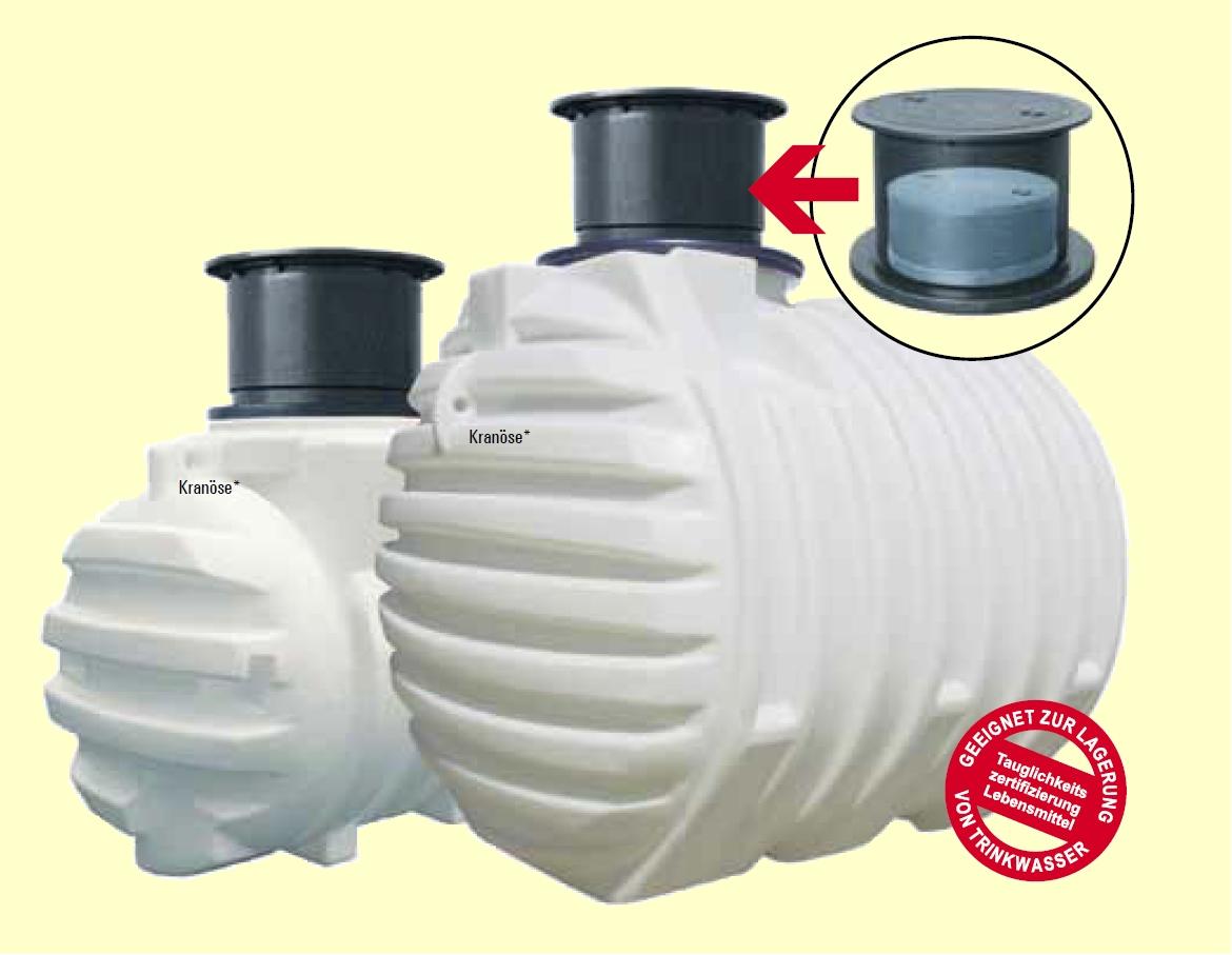 Trinkwasser - Erdtank "WASCHBÄR"
