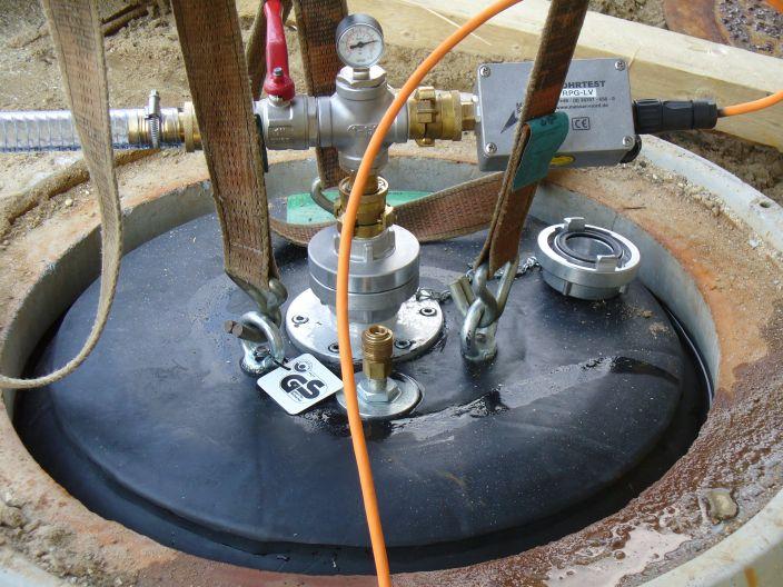 Schachtprüfgerät RPG-3 Option Unterdruckprüfung