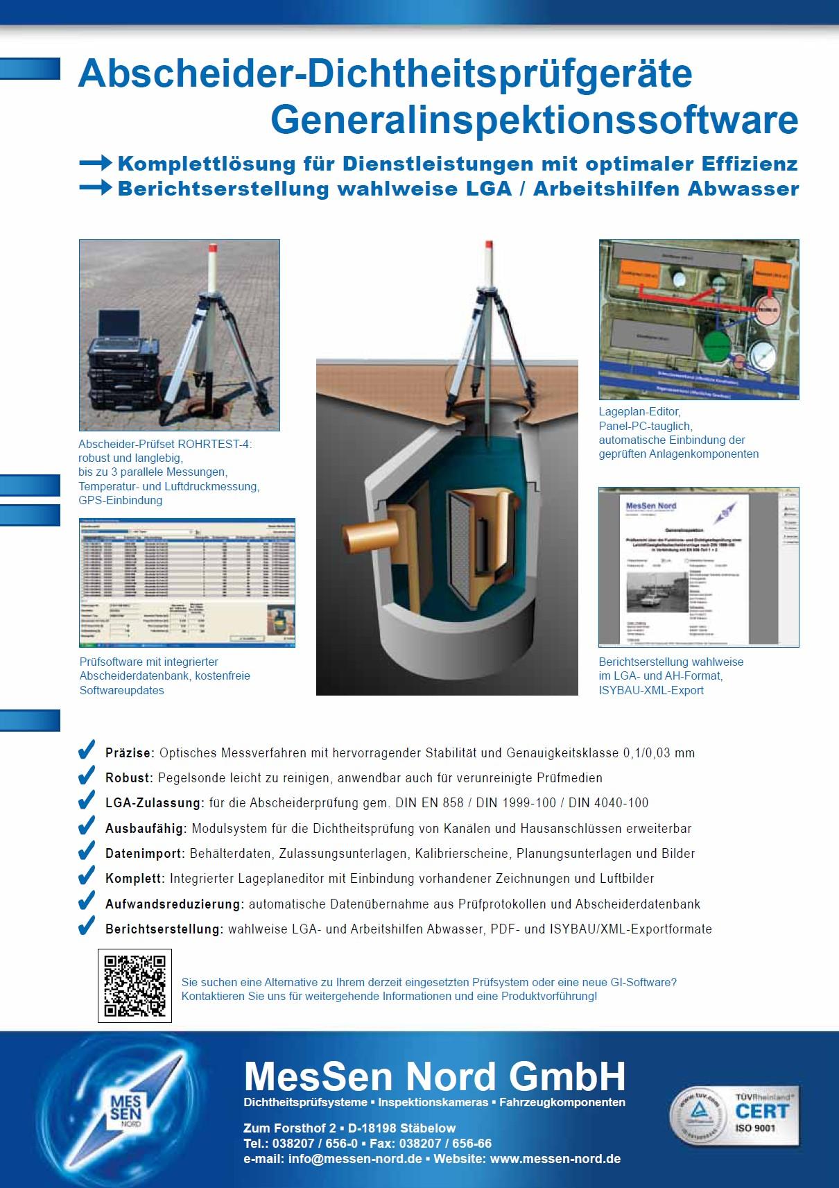 Anwendungsflyer Abscheiderprüfung Abscheidergeneralinspektion