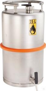 Sicherheitsstandgefäß aus Edelstahl 25 Liter