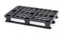 Leichtpalette aus Kunststoff 120 x 80 cm, 3 Kufen