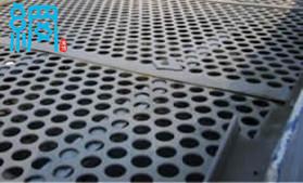 Perforated metal sheets for mining industry