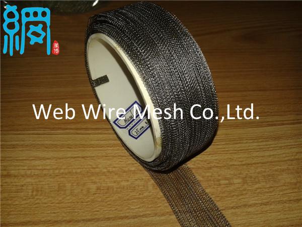 1 inch width knitted wire mesh for EMI shielding gaskets