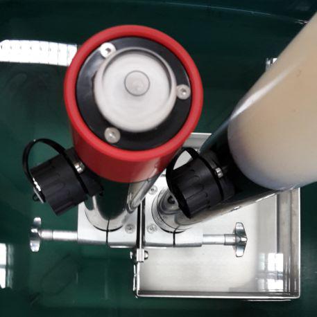 Referenzmessungsbehälter für die Abscheiderdichtheitsprüfung