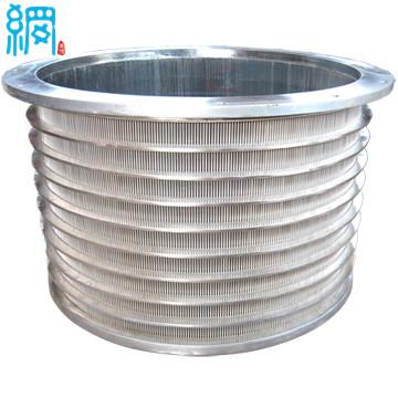 Wedge Wire Basket Slotted Pressure Screen Basket