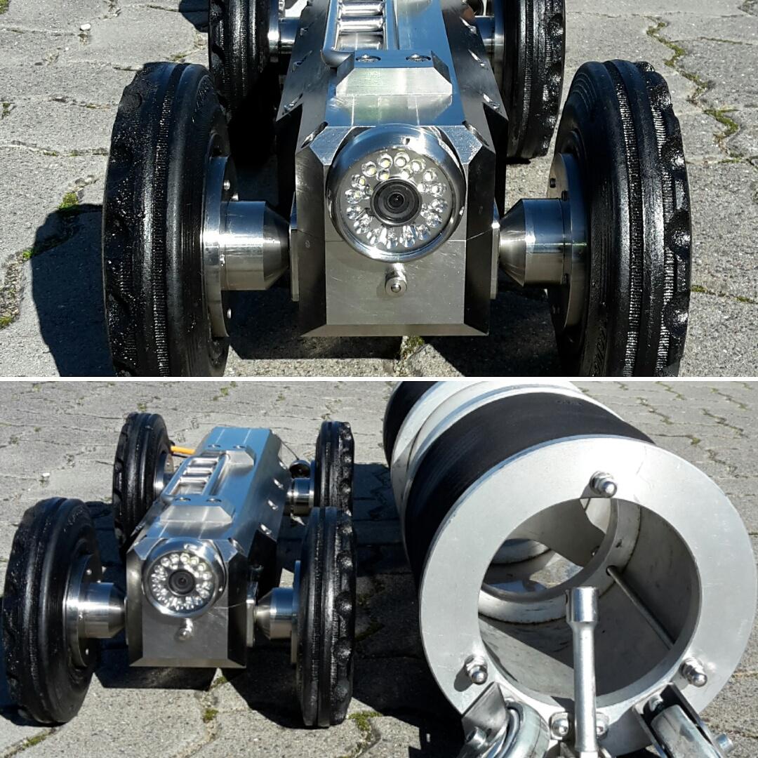 Kamerafahrwagen Zugtraktor für das ROHRTEST-Einzelmuffenprüfsystem