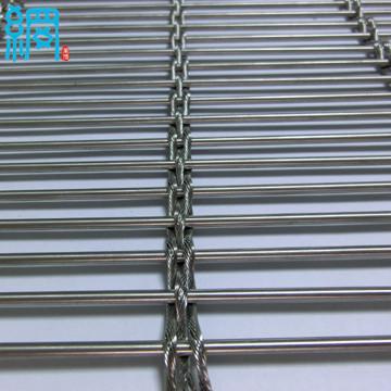 Stainless Steel Decorative Woven Wire Deco Metal Architectural Mesh Screen
