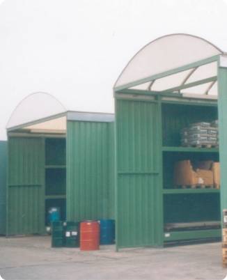 Lager für wassergefährdende Stoffe