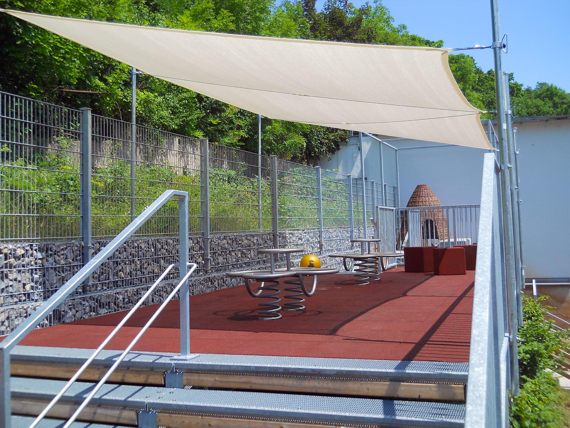 RO-FLEX Sonnensegel Terrasse Kiga