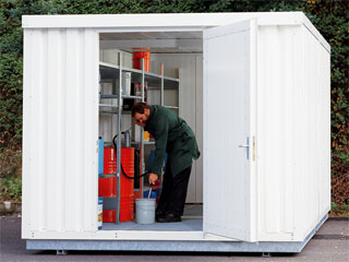 SAFE TANK Lagercontainer isoliert