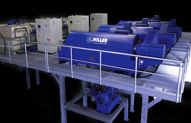 DecaPress Dekanter Tunnel und Bergbau